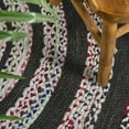 thumbnail image 5 of JONATHAN Y ANSA 6' Round Area Rug, Abyss Braided Bohemian Coastal Jute - White/Multi, RNF117B-6R, 5 of 6