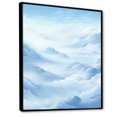 thumbnail image 2 of Designart "Azure Clouds Simplified Sky I" Clouds Floater Framed Wall Art Prints, 2 of 5