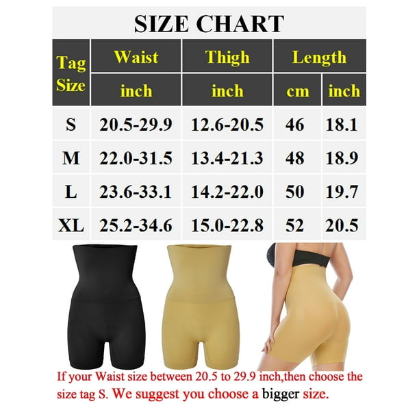 SAYFUT High Waist Tummy Control Panties for Women Seamless Butt Lifter Body  Shaper Underwear Bodysuit Slimming Thigh Trimmer Butt Lifter Shapewear Hips  Enhancer Panty 