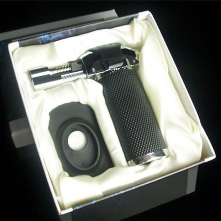 Butane Jet Flame Cigar - High Temperature Refillable Butane Torch Soldering Welding Windproof Lighter