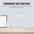 thumbnail image 5 of Wall Mount Hanger Self Adhesive Hooks for Office Use and Bathroom Transparent Pvc Material for Hanging 10 Set, 5 of 5