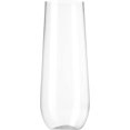 thumbnail image 4 of 20Pack Stemless Plastic Champagne Flutes Disposable Clear Plastic Toasting Glasses Shatterproof Recyclable and BPA-Free, 4 of 7
