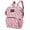 pink, variant on Fashionable Mommy Bag Backpack Large Capacity Waterproof Multifunction Travel Backpack Maternity Baby Changing Bags Baby Stroller Backpack Diaper Bags