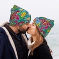 thumbnail image 5 of Lsque Turtles Pattern Knitted Beanie, Unisex Winter Hat, Knit Hat Winter Beanies Thick Fisherman Beanies Cuffed Plain Skull Caps, 5 of 6