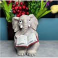 thumbnail image 3 of Resin Elephant Garden Ornament - Handmade, Weather-Resistant, for Outdoor Courtyards, Patio & Home Decor, 3 of 8