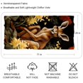 thumbnail image 2 of Kangaroo Elegant Chiffon Silk Hair Scarves - Lightweight and Breathable - 180*73 Size - Stylish Accessory for Women, 2 of 6