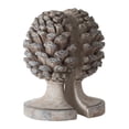 thumbnail image 2 of A&B Home Pine Cone Bookend - 2-Piece - Gray Finish, 2 of 3
