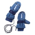 thumbnail image 2 of Winter Gloves for Boys Hwkond Winter Outdoor Kids Snow Skating Snowboarding Windproof Warm Ski Gloves Up to 50% off, 2 of 5