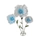 thumbnail image 5 of Flores artificiales grandes y elegantes para decoración de bodas perfecl Azul claro 160 cm, 5 of 8