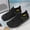 Black, variant on CIAKGIAF Shoes Men Wide Size Non Slip Breathable Aqua Swim Shoes Printed Sole Quick Dry Water Shoes
