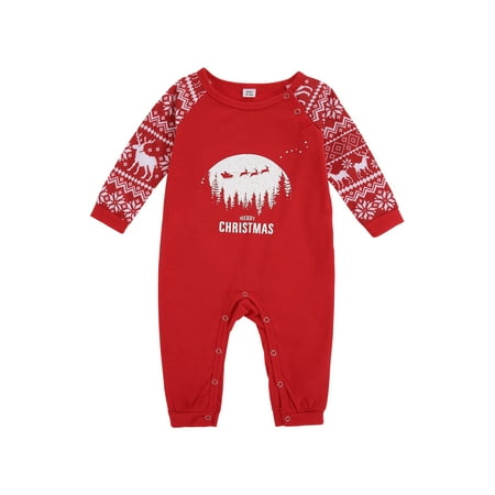 

TSEXIEFOOFU Matching Family Pajamas Sets Christmas PJ s Bottom Loungewear