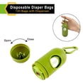 thumbnail image 3 of Baby Disposable Diaper Bags, Waste Bags 8 Refill Rolls/120 Bags with Dispenser, Convenient and Quick Diaper Disposal, Unscented, 3 of 4