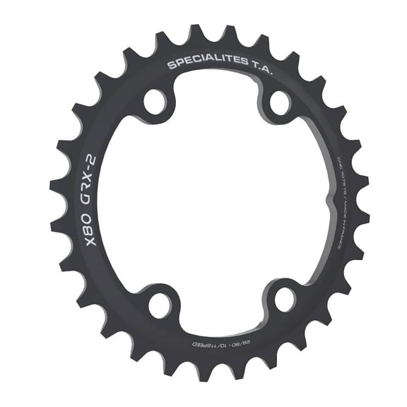 Spécialités TA X80 GRX-2 Gravel 10/11/12 Speed Chainring 28t Inner Black