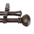 thumbnail image 4 of InStyleDesign  Gemma Adjustable Double Curtain Rod Black 66 to 120 inch Black Finish, 4 of 4