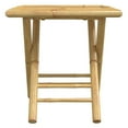 thumbnail image 4 of vidaXL 3 Piece Bistro Set Bamboo, 4 of 5
