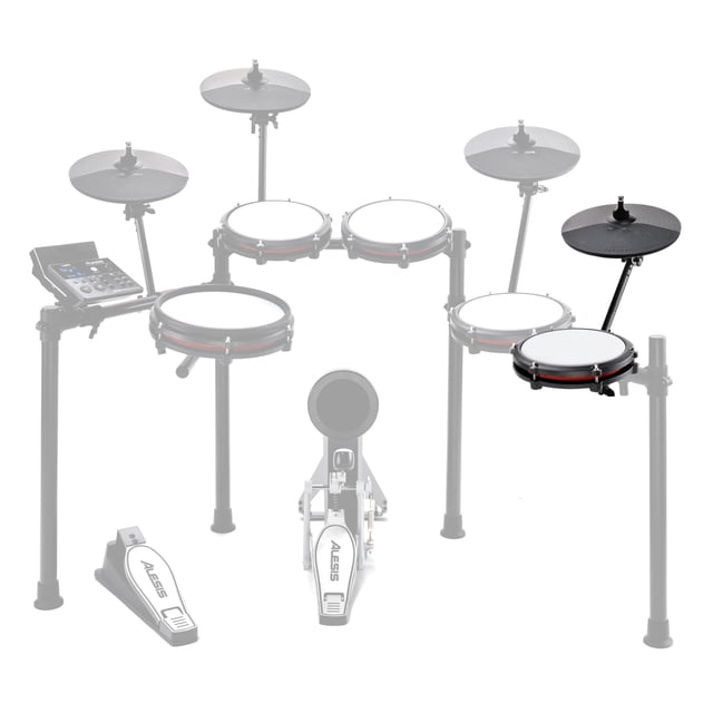 Set de batería Expansion Alesis Nitro Max con Mesh Tom Pad y 10 platillos