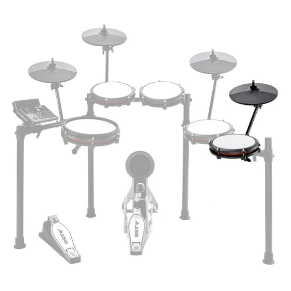 Set de batería Expansion Alesis Nitro Max con Mesh Tom Pad y 10 platillos