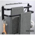 thumbnail image 2 of Bathroom Towel Racks, Mounted Towel Bars For Shower And Kitchen, Waterproof Door Bars With Double Hook, 2 of 4