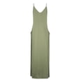 thumbnail image 2 of LSLJS Robe d'Été pour Femmes Décontractée Sans Manches Col en V Robe Ample Longue de Plage avec Poche, Robe Grande Taille pour Femmes Cadeaux pour Femmes, 2 of 3