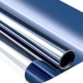 thumbnail image 6 of 5% VLT One Way Privacy Window Film Mirror 20" × 39" Window Tint for Home Daytime Privacy Heat Control Anti UV Static Cling Covers(Blue), 6 of 8