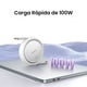 thumbnail image 2 of Cable USB C 100W Baseus Free2Draw Mini Retráctil 1m Blanco, 2 of 7