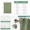 thumbnail image 6 of Sage Green Floral Tie Up Curtains for Windows, Adjustable Balloon Window Shades, Spring Flowers Kitchen Window Treatments Adjustable Roll Up Curtain for Basement/Nursery 52"x45", 6 of 8