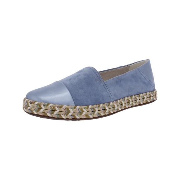 Geox Respira Womens D Modesty Suede Slip-On Shoes Blue 7 Medium (B,M)