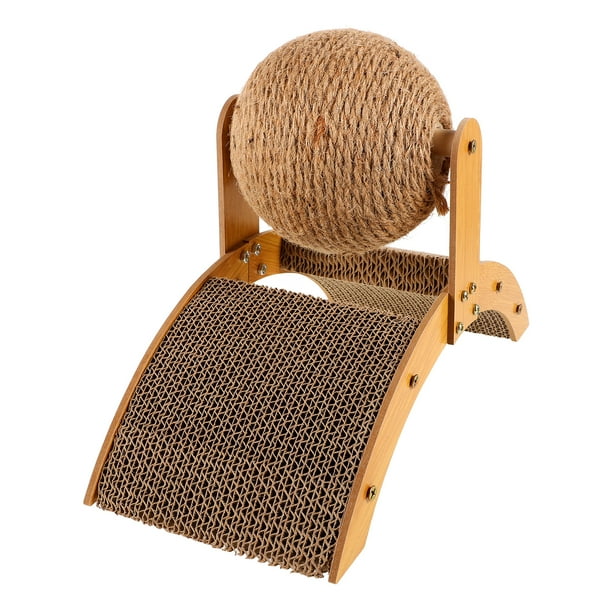 ColoMX Pelota rascadora para gatos, juguete interactivo para interiores