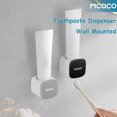 thumbnail image 2 of Dispensador de pasta dental MCOCO minimalista de pared, negro, 2 of 7