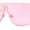 Gold / Pink, variant on SA106 Full Rimless Flat Top Shield Mobster Sunglasses Silver Blue