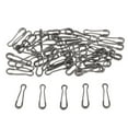 thumbnail image 1 of 50 broches hawaianos con eslabones giratorios fáciles de usar, cable, clips de cambio, conectores, anillos, 20mm, 1 of 8