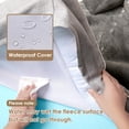 thumbnail image 3 of Cama ortopédica para perros EHEYCIGA, impermeable, viscoelástica, gris, 3 of 8