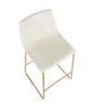 thumbnail image 5 of Heavenly Collection Counter PU Stool with Gold Legs, 5 of 5