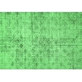 thumbnail image 1 of Ahgly Company Indoor Rectangle Abstract Emerald Green Modern Area Rugs, 8' x 10', 1 of 4