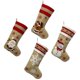 thumbnail image 2 of 4 PCS Chrismas Gift Holiday Stockings Fireplace Hanging Ornament Christmas Knitted Stockings, 2 of 3