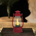 thumbnail image 5 of Vintage Lantern Decorative Candle Holder - LED Kerosene Lamp, Decorative Flameless Candle Table Centerpiece, Battery-Operated for Christmas Decor Halloween Wedding Favors and Mantel Props, 5 of 7