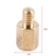thumbnail image 2 of 100 Pzs Separador Hexagonal de Aislamiento de Laton de Tarjeta Madre M3 6 + 4 mm, 2 of 5