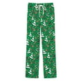 thumbnail image 3 of Mens Pajama Pants Plaid Pajama Bottoms Sleepwear PJ Sleep & Lounge Pants with Pockets & Drawstring Hiking Pants Men Elastic Waist, 3 of 3