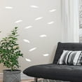 thumbnail image 4 of Calcomanías de Pared Desmontables y Autoadhesivas en Forma de Pluma de Unique Bargains Decoración Perfecta para Oficina y Sala de Estar Blanca 12pcs, 4 of 7
