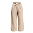 thumbnail image 4 of Women's Drawstring High Waist Wide Leg Sweatpants Y2K Loose Casual Joggrt Pants Soft Athletic Streetwear Pants with Pocket Fall Outfit Beige, 4 of 8