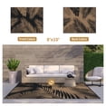 thumbnail image 2 of DEORAB 8'x10' Outdoor Rugs Patio Waterproof Outside Mat Reversible Plastic Camping Carpet,Black & Brown, 2 of 7