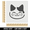 thumbnail image 2 of Happy Spotted Cat Face DIY Cookie Wall Craft Stencil - 9.0 Inch, 2 of 5