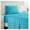 Bright Blue, variant on KriKac Split King Sheets Sets for Adjustable Bed - 5 Piece Split King Sheet Set, Double Brushed Split King Sheets, Hotel Luxury Purple Sheets, Extra Soft Bedding Sheets & Pillowcases