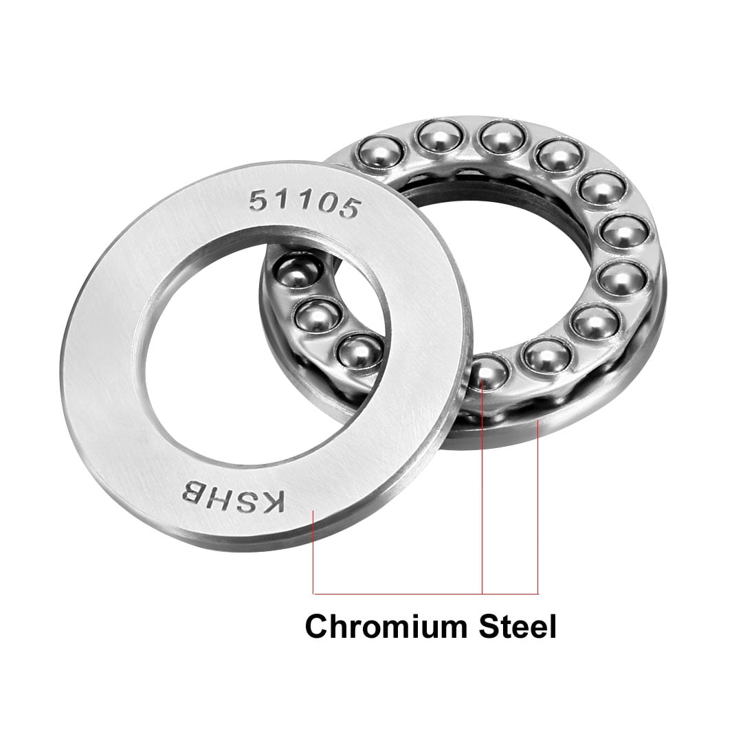 3pcs 51105 Single Direction Thrust Ball Bearings 25mm x 42mm x 11mm