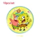 thumbnail image 4 of Decoración de fiesta de cumpleaños de Bob esponjoso, pancarta de globo, Decoración de Pastel, vajilla esponjosa, suministros para fiesta de cumpleaños, Baby Shower, 4 of 5