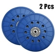 thumbnail image 1 of Lefu 2 Pcs Crochet et Boucle pour Ponceuse à Paroi Sèche 10 Trous 9 Po 210mm Pad de Secours avec Filetage 14mm, 1 of 9