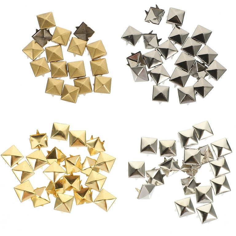 80Pcs Decorative Pyramid Studs Multi-function Bag Rivets Delicate