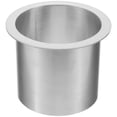 thumbnail image 1 of Drop-in Trash Chute Stainless Steel Round Built-in Countertop Waste Trash Chute Grommet, 1 of 2