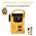 thumbnail image 4 of Yinanstore Emergency Dynamo Solar Hand Crank Self Powered AM/FM Radio Flashlight, Charger For Cell Phones , , , Android, Smartphone, USB Device, 4 of 8