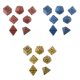thumbnail image 1 of 21Pcs Acrylic Polyhedral Multi Sided s Party Bar Entertainment Toys, 1 of 9